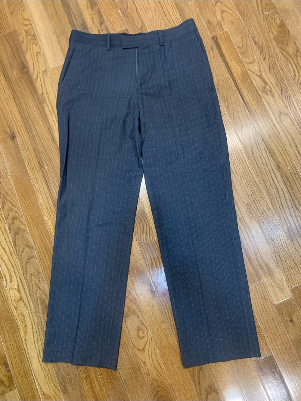 INC International Concepts Men's Navy Pinstripe Dress Pants